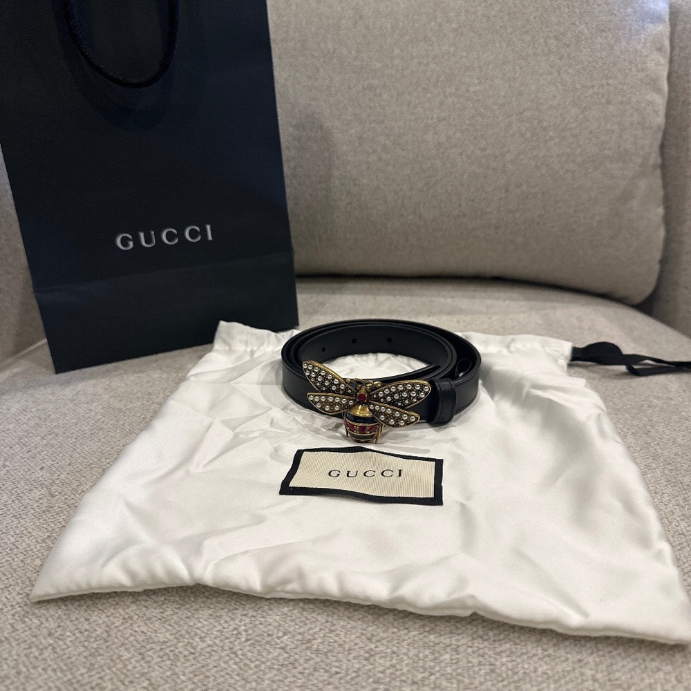 Gucci Margaret Bee Belt